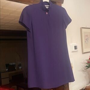 Jones New York Purple Swing Dress